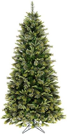 Vickerman 8.5' Unlit Cashmere Slim Artificial Christmas Tree - Fa...