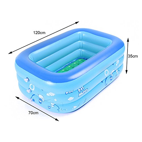 JYCRA Baby Opblaasbaar Vouwbad Zwembad,Dikker Duurzaam Baby Zwembad Draagbare Reizen Douche Wastafel voor Baby en… - Image 8