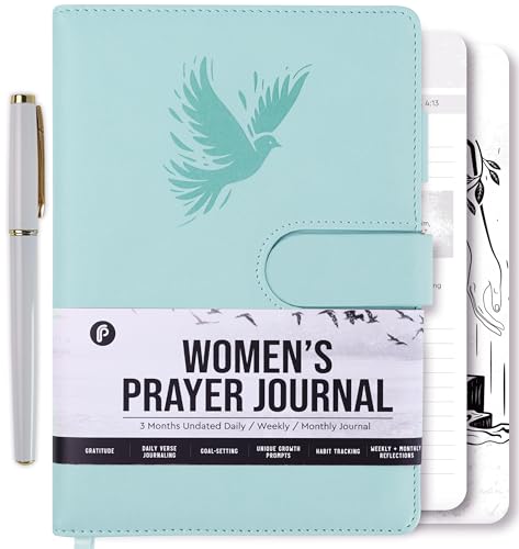 Prazoli Prayer Journal for Women - Daily Devotional Journaling Book