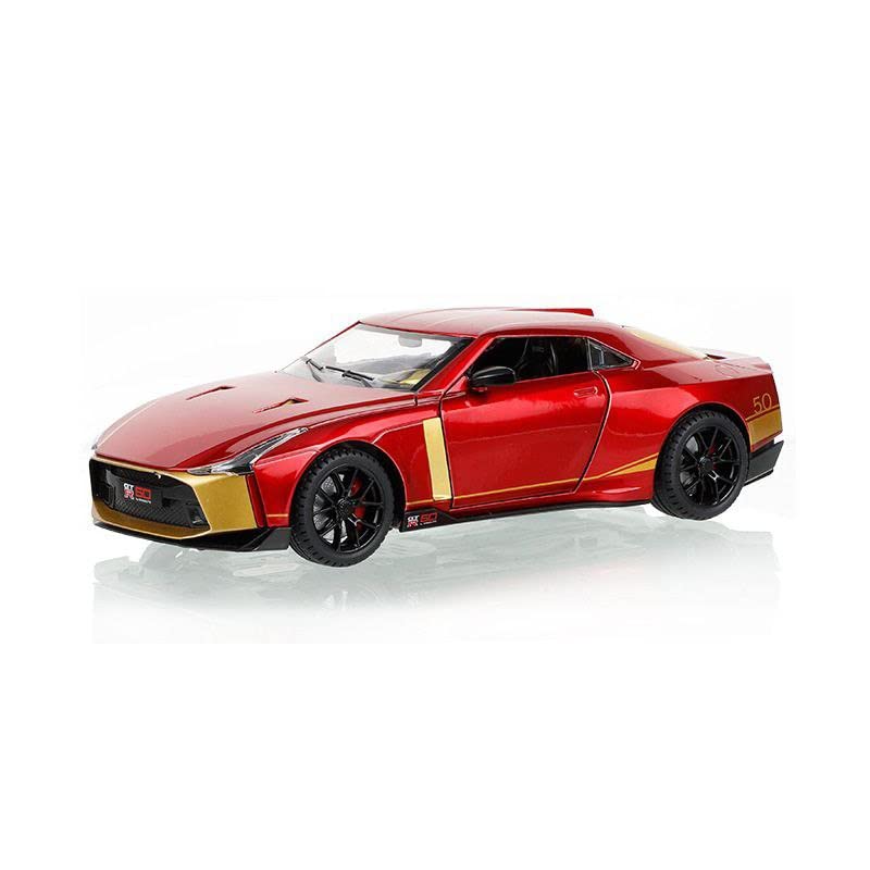 Image of Invite Enterprise 1:24 Scale Wheels Diecast Nissan GT-R50 by Ital Design,Boxed,Toy Safety Standards Metal Model Pull Back Alloy Toy Cars with Light and Sound Collection【Colors as Per Stock】