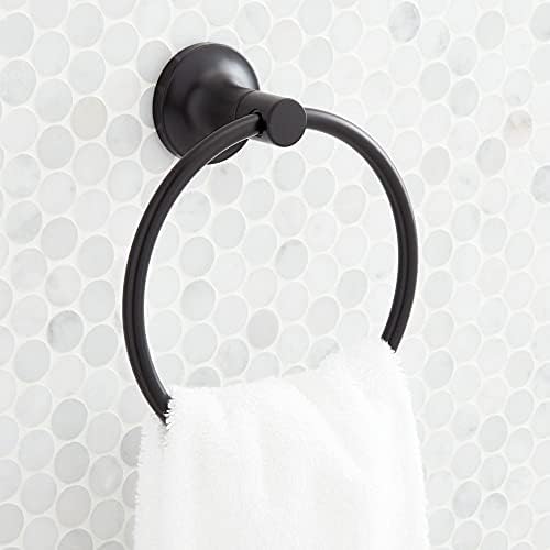 Signature Hardware 466409 Lentz 6-1/2" Wall Mounted Towel Ring
