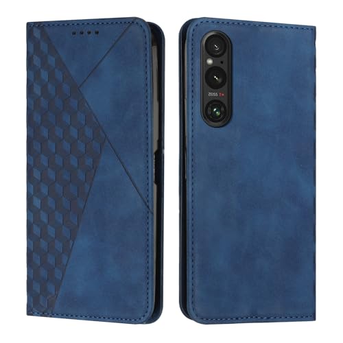 KOUYI Coque pour Sony Xperia 1 V 2023, Premium Flip Housse Étui Protection Rabat Clapet Portefeuille Phone Cover Magnétique [Porte Cartes] Antichoc Béquille Cover...