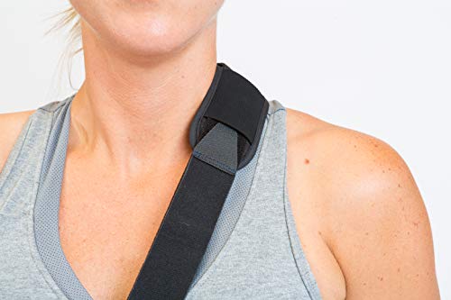 Mueller Sports Medicine Arm Sling For Left Or Right Shoulder Or Arm Injury, For Men And Women, Blue, One Size Fits Most #TOP3