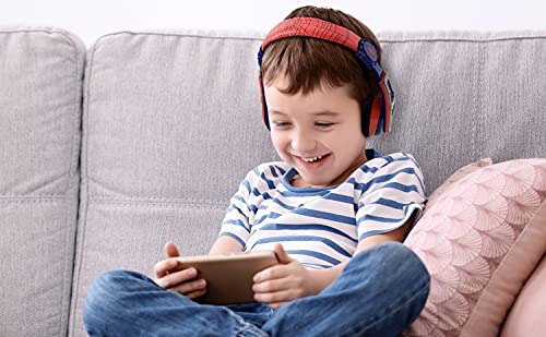 eKids Spiderman Wireless Bluetooth Portable Headphones with Microphone, Volume Reduced to Protect Hearing Rechargeable Battery, Adjustable Kids Headband for School Home or Travel by eKids - Image 4