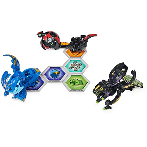 Bakugan 6059960 Starter Pack 3-Pack, Fused Trox X Nobilious Ultra thumb #3
