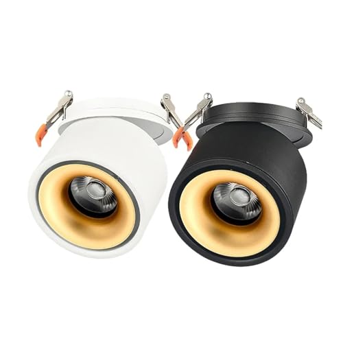 Foco empotrable de diseño moderno LED COB de 15W luminaria de techo orientable blanco natural 1
