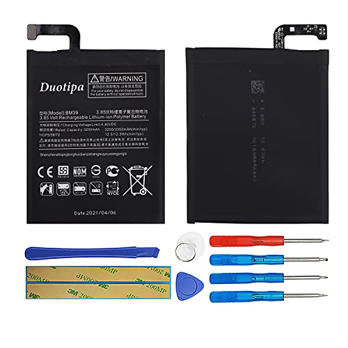 Duotipa Batería de repuesto BM39 compatible con Xiaomi Mi 6 MI 6 batería con herramientas