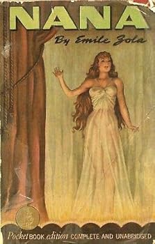 Hardcover NANA by EMILE ZOLA Pocket paperback 1880 1941 6TH Book