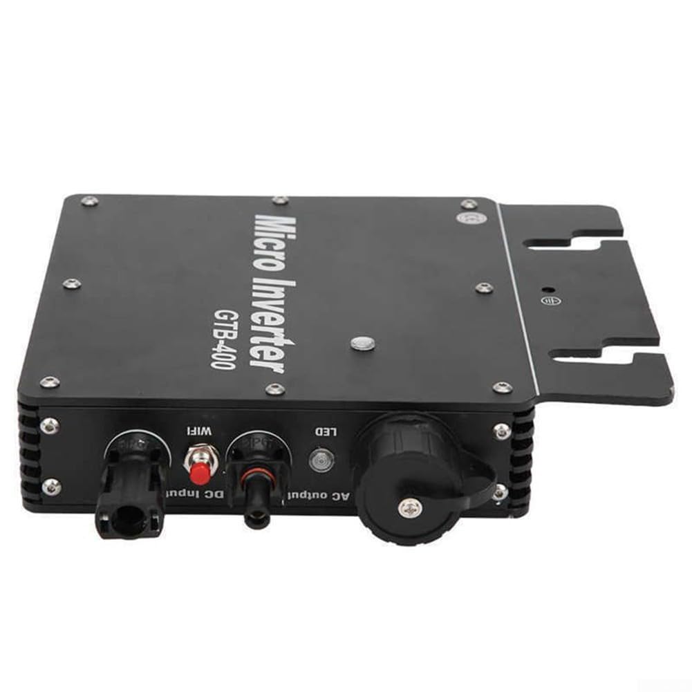 GTB-400 400 W Smart for Solar Grid Tie Inverter With Tracking DC20-50V To AC Output, Aluminum Alloy Shell App Monitoring For Home PV Panel System