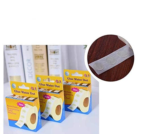Image of Rozi Decoration 750 Glue Dot for Balloons Accessories Tool Kits Foil, Latex, Confetti Balloon Adhesive,Easy To use (3 Box /750 Glue Dot)