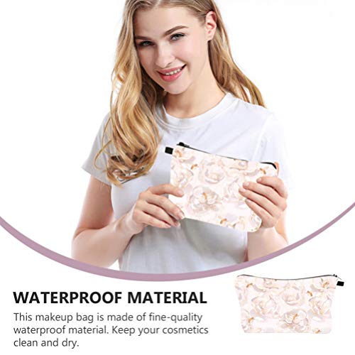 Minkissy Bolsa de Maquiagem Padrão de Abelhas Abelhas Impresso Bolsa de Higiene Pessoal Saco de Higi