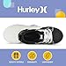 Hurley Hurly Kids Shoes for Toddlers and Little Kids, Lace up Sneakers for Easy and Secure fit, Stylish and Comfortable for All Day Use Perfect for Boys and Girls, Black/White, 6