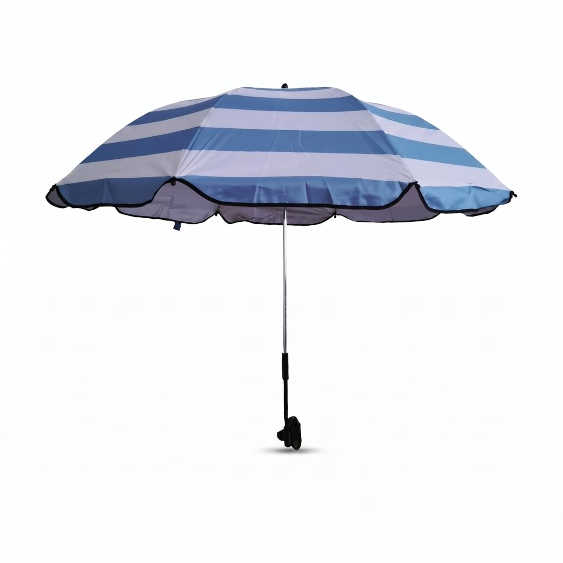 Paraguas con Clip para Silla, Paraguas para Silla de Playa con Abrazadera Segura, 21 Pulgadas..