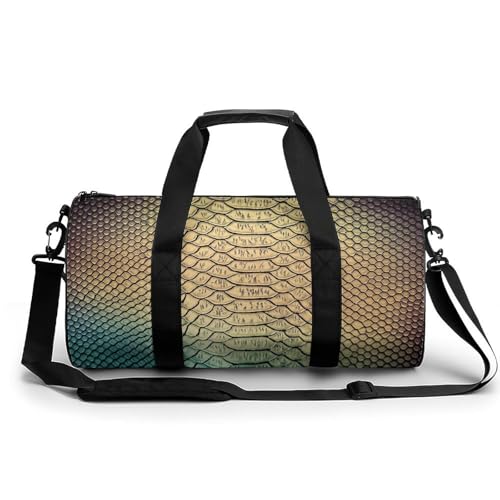 Sac week-end écaille de dragon pour camping et randonnée