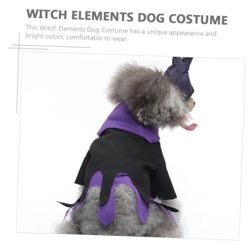 Disfraz Halloween para Perro Witch Talla S miniatura 4