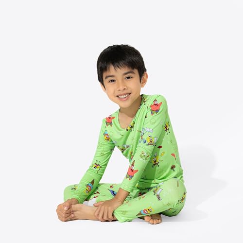 Bellabu Bear SpongeBob SquarePants Rayon from Bamboo Two-Piece Pajamas for Boys & Girls2
