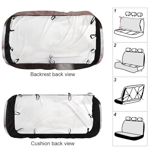 Funda para asiento trasero de coche lavable que elimina las manchas de perro en tu SUV 3