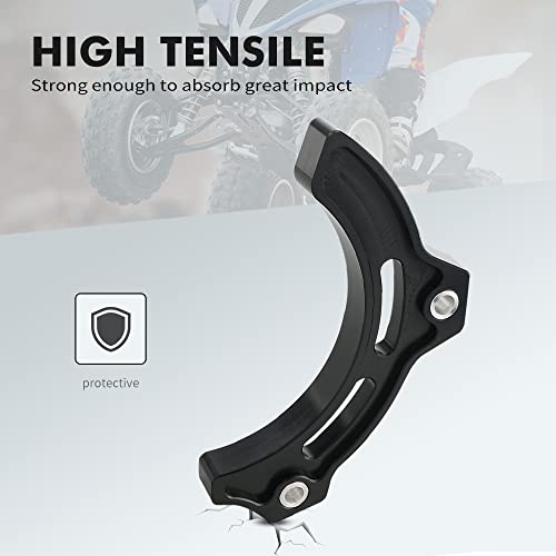 Nicecnc Black Case Saver Sprocket Cover Guard Compatible With Yamaha Yfz450R 2009 2010 2011 2012 2013 2014 2015 2016 2017 2018 2019 2020 2021 2022 #TOP3