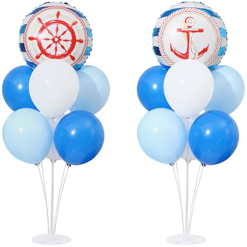 Nautical Balloon Stand for Table Centerpieces Stand Kit 2 Sets