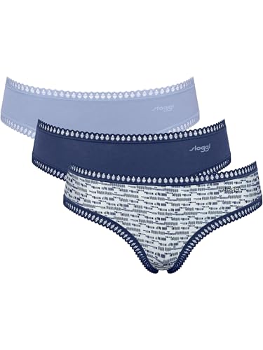 Sloggi Go Crush Hipster culotte femme lot de 3 slips anti-irritation taille basse