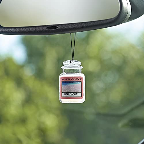 Image of Yankee Candle Car Jar Ultimate Air Freshener, Pink Sands