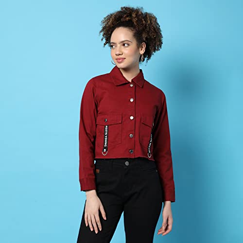 Image of Women's Cotton Jacket Relaxed Fit For Casual Wear | Full Sleeve | Stylish Wear Cotton Jacket Crafted With Comfort Fit And High Performance For Everyday Wear