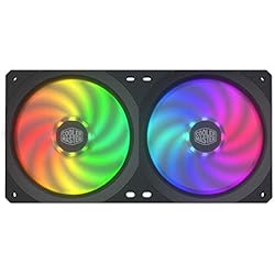 Ventilador Estatico Cooler Master Masterfan SF240R ARGB, Ventilador PWM RGB Direccionable de 240 mm, Rodamiento de Ranuras, Diseño de Bastidor Integrado 2 en 1, Aspas del Ventilador Estáticas, Óptimo Manejo de los Cables