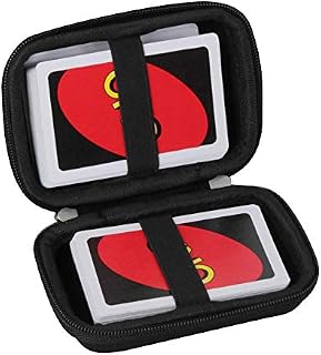 Hermitshell Hard Travel Case for UNO Card Game - Not Including Cards (Black)