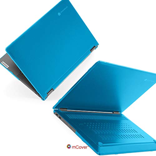 mCover Case Compatible for 2020~2022 13.3" Lenovo IdeaPad Flex 5 (13") 13IML05 / Flex 5i 13ITL6 2 in 1 Chromebook Laptop ONLY (NOT Fitting Any Other Lenovo Models) - Blue
