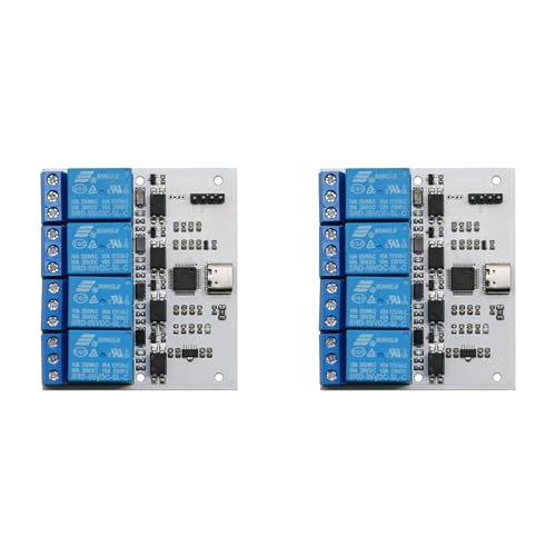 Module de relais 4 canaux USB CH340 commande série Type-C relais DSTUR-T40 - 2