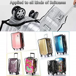 Image of Waterproof|Dust Proof Suitcase & Trolley Bag Cover with Zipper Luggage (Hard Luggage, 32 INCH)