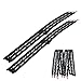 Produktbild TRUTZHOLM 2 x Auffahrrampe klappbar 228 cm Traglast 680 kg Alu schwarz gelocht Motorradrampe Verladerampe