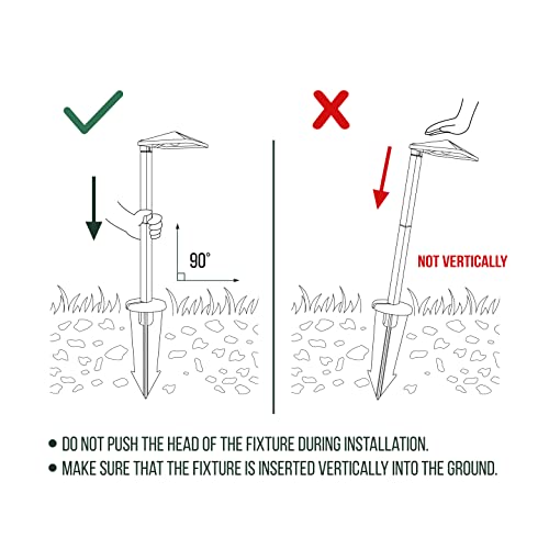 Gkoled 6 Pack Low Voltage Led Landscape Pathway Light, Outdoor Garden Yard Walkway Sidewalk Driveway Lighting, Waterproof Path Lights With Large Stake, 3W 3000K, Die-Cast Aluminum Housing, Black #TOP4