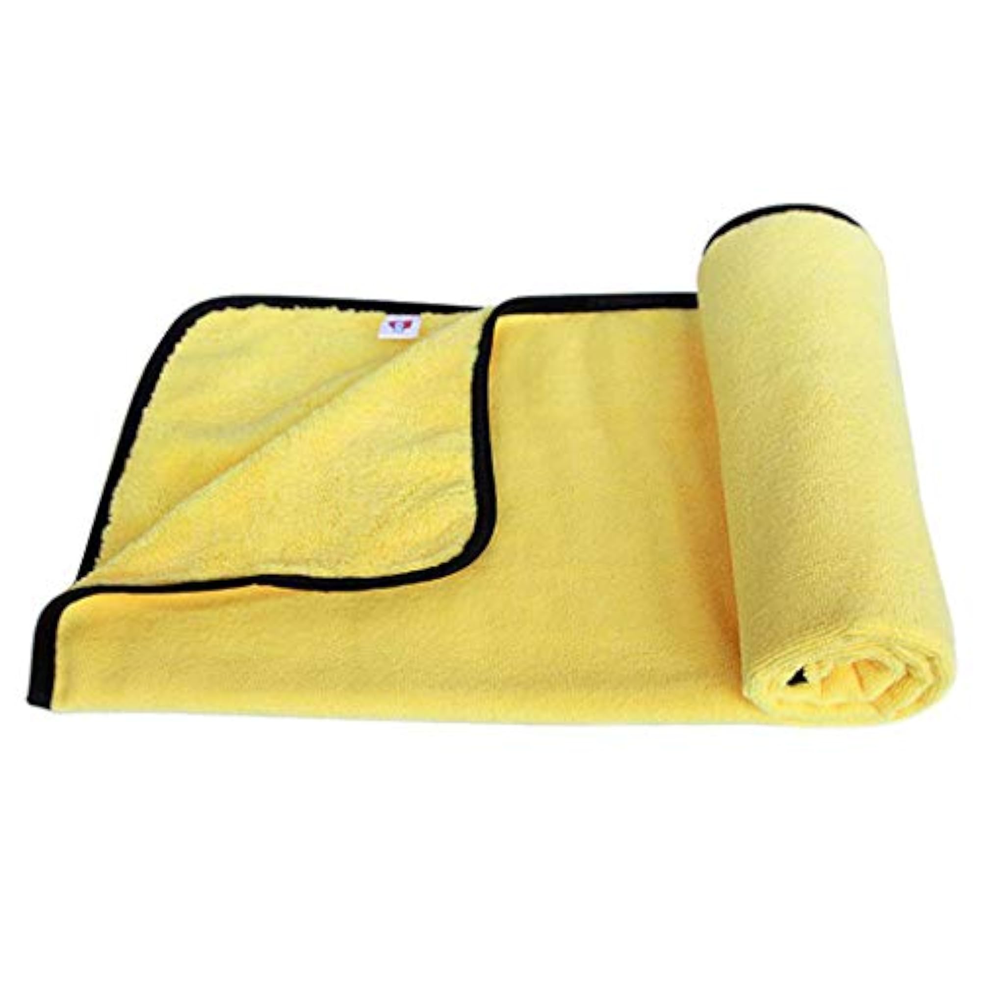 Car Wash Microfiber Towel Cleaning Drying Cloth, Absorbent Yellow