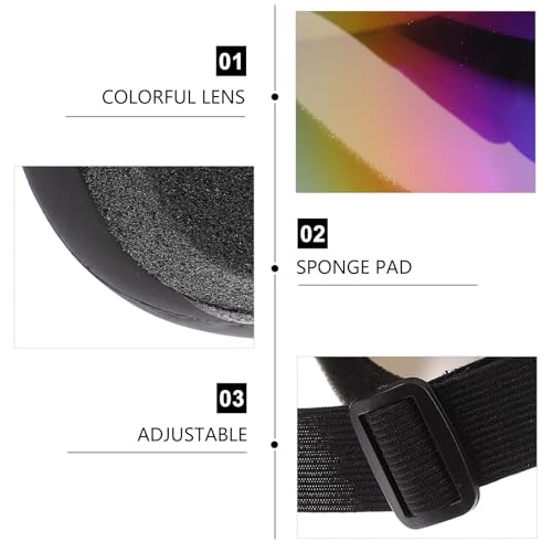 KESYOO Gafas de Ciclismo y Esquí para Exteriores a Prueba de Viento, Unisex, Lentes Multicolor, Diseño Ligero y Resistente para Deportes al Aire Libre como Montar y Senderismo - imagen 7