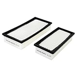 265-6618 265-6619 Cabin Air Filter Kit Inner & Outer Combo Compatible with Caterpillar 236D 242D