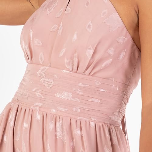 Robe longue fleurie dos nu pour silhouette ajustée sans serrer - 6