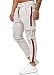 Produktbild OneRedox Herren | Jogginghose | Trainingshose | Sport Fitness | Gym | Training | Slim Fit | Sweatpants Streifen | Jogging-Hose | Stripe Pants | Modell 1224 (M (Fällt eine Nummer Kleiner aus), Grau)