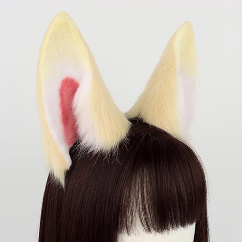 Accessoire de costume d'Halloween pour fille avec oreilles de loup et queue peluche