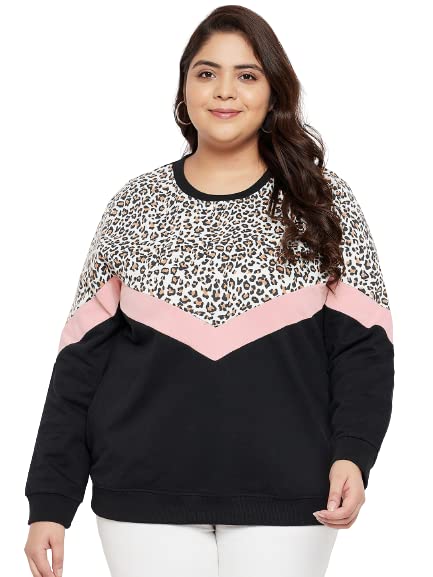 Women Colourblock Sweatshirt