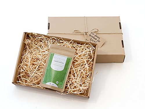 Gesundes Tee-Geschenk mit Grüner Tee Kabusecha Asuka, BIO, Super-Premium, beschattet. 50 g, nicht aromatisiert. Präfektur Kagoshima. Sehr edel, frische Süße. Geschenk-Verpackung, Grußkarte