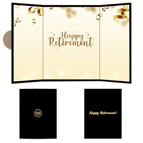 DYIRBIIY Retirement Signature Guest Book-Happy Retirement Sign Board-Alternative for Men Women Retired-Congratulate Retirement Party Decoration-Creative Retire Gift Supplies for Coworkers-A03