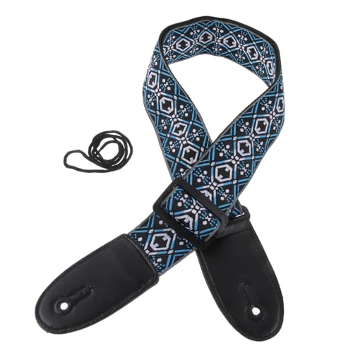 OSOLADY 調節可能なウクレレストラップ ネックベルト 対応 柔軟で耐久性のあるデザイン 各種ウクレレ用 ストラップヘッドレザーカバー付き