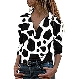 Langarmshirt Damen Leinenhemd Herren Longshirt Schwarze Blusen Damen Asymmetrisches Shirt Big Shirt Damen Hemdbluse Schwarz Damen T-Shirts Karobluse Damen Tops Neckholder Shirt Sterne Oversize Shirt Damen Vintage Tops Blusen Damen Sommer Große Gr