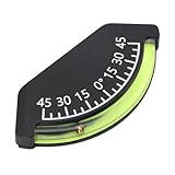 Denash Level Gauge for Rv,RV Inclinometer Level Gauge,Inclinometer Gauge,Bubble Level Alternative with Wide Angle Range (±45°) for Truck Campe Trailer Boat