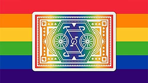 Murphy's Magic Supplies, Inc. DKNG Rainbow Wheels (Purple) Playing Cards by Art of Play