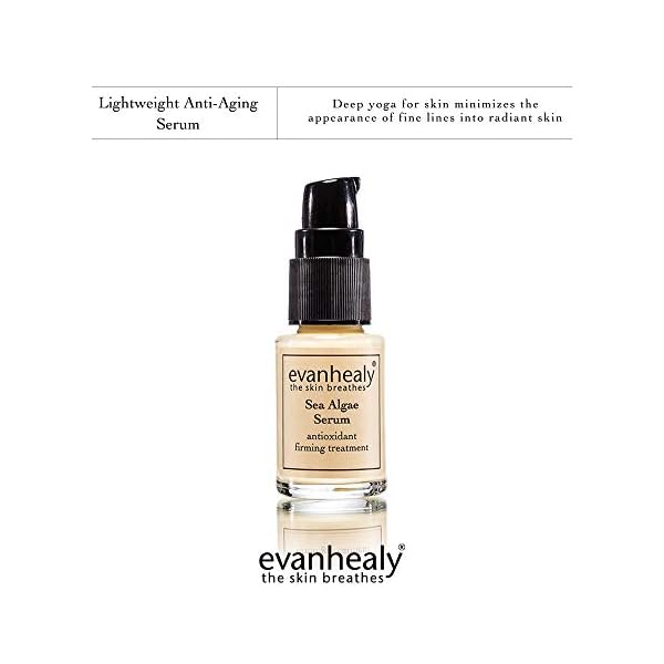 evanhealy Sea Algae Anti Wrinkle Serum for Sensitive Skin | Lightweight Firming Face Serum Anti Aging | Facial Serum with Hyaluronic Acid & Botanical Extracts