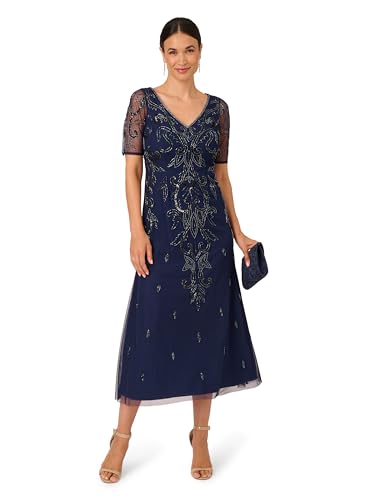 Image of Women's Beaded Sleeve Ankle Dress
