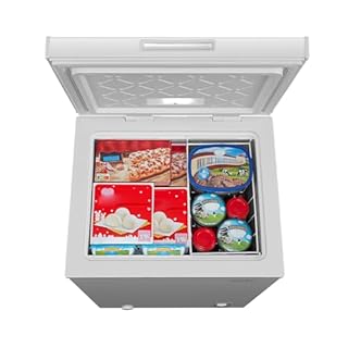 COMFEE' RCC102WH2EU(E) Congelatore contenitore indipendente 99L, convertibile in congelatore/frigorifero, inverter, classificazione a 4 stelle, adatto per garage, bianco