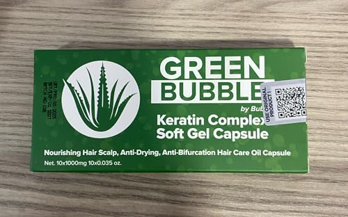 Green Bubble Hair Growth Kit by Bubbly, With Shampoo and Hair Oils for Stronger & Healthier Hair (Pack of 6)